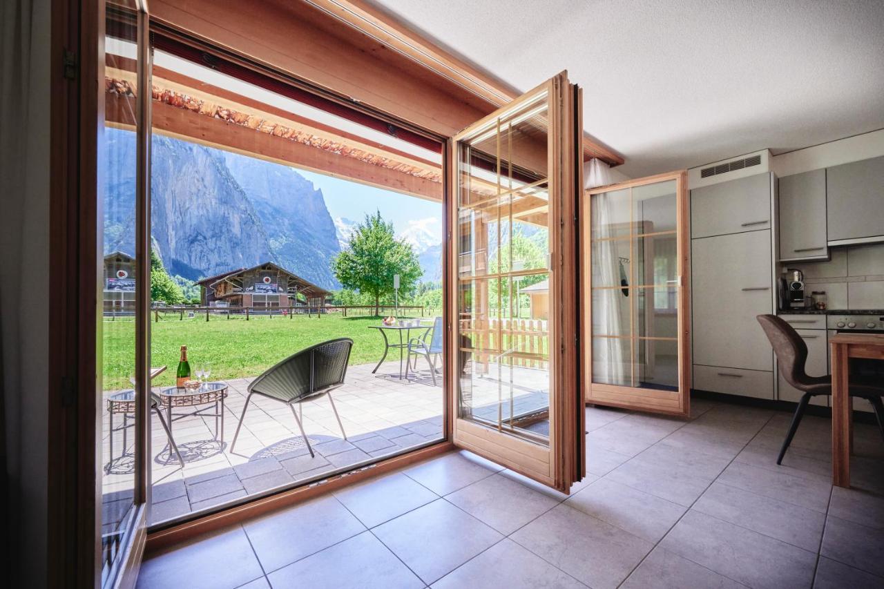 Apartment Truemmelbach, Comfortabl & Cozy, Private Terrace With Best Views Lauterbrunnen Eksteriør billede