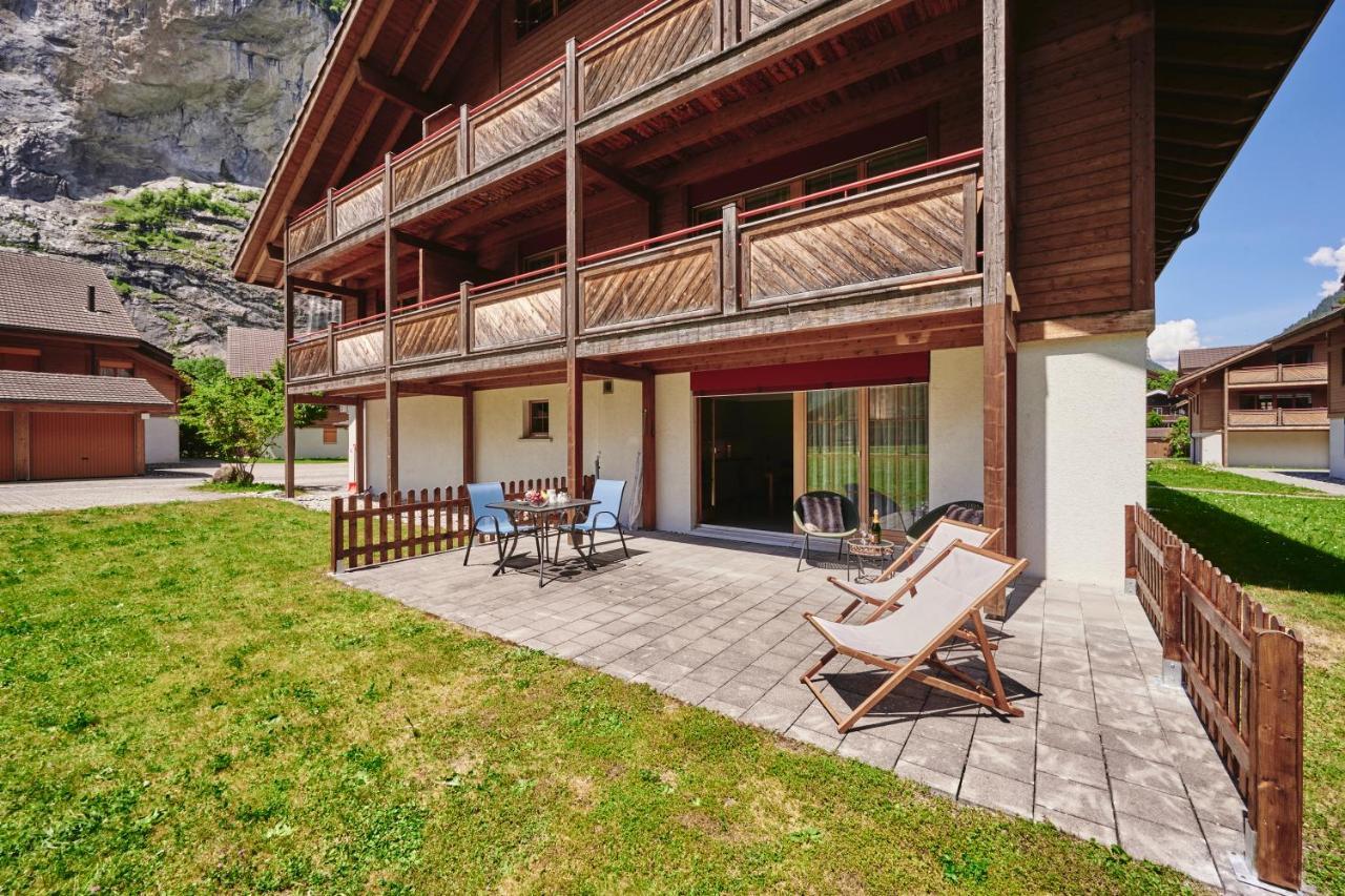 Apartment Truemmelbach, Comfortabl & Cozy, Private Terrace With Best Views Lauterbrunnen Eksteriør billede