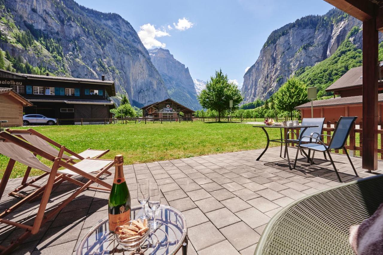 Apartment Truemmelbach, Comfortabl & Cozy, Private Terrace With Best Views Lauterbrunnen Eksteriør billede